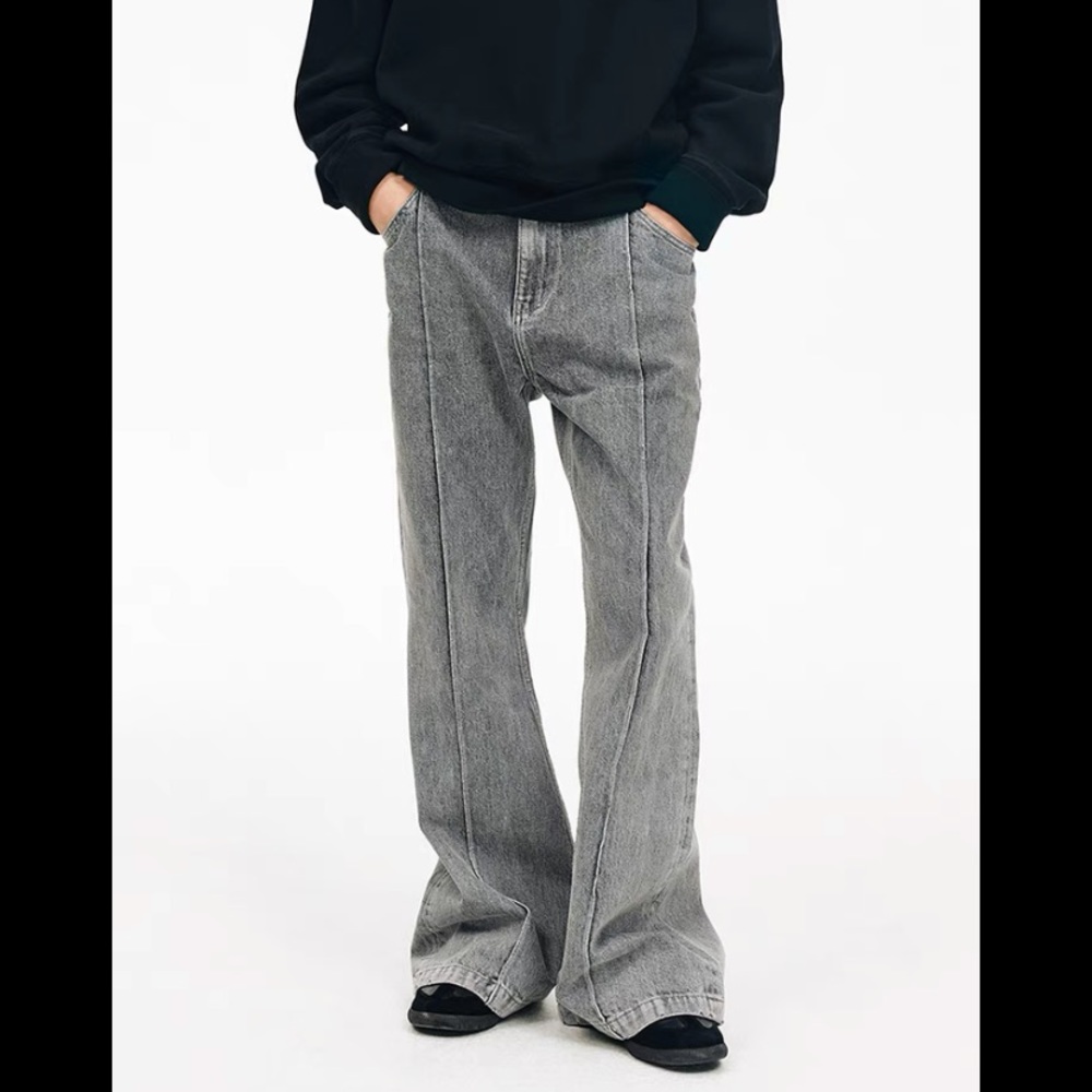 Bootcut Grey Jeans